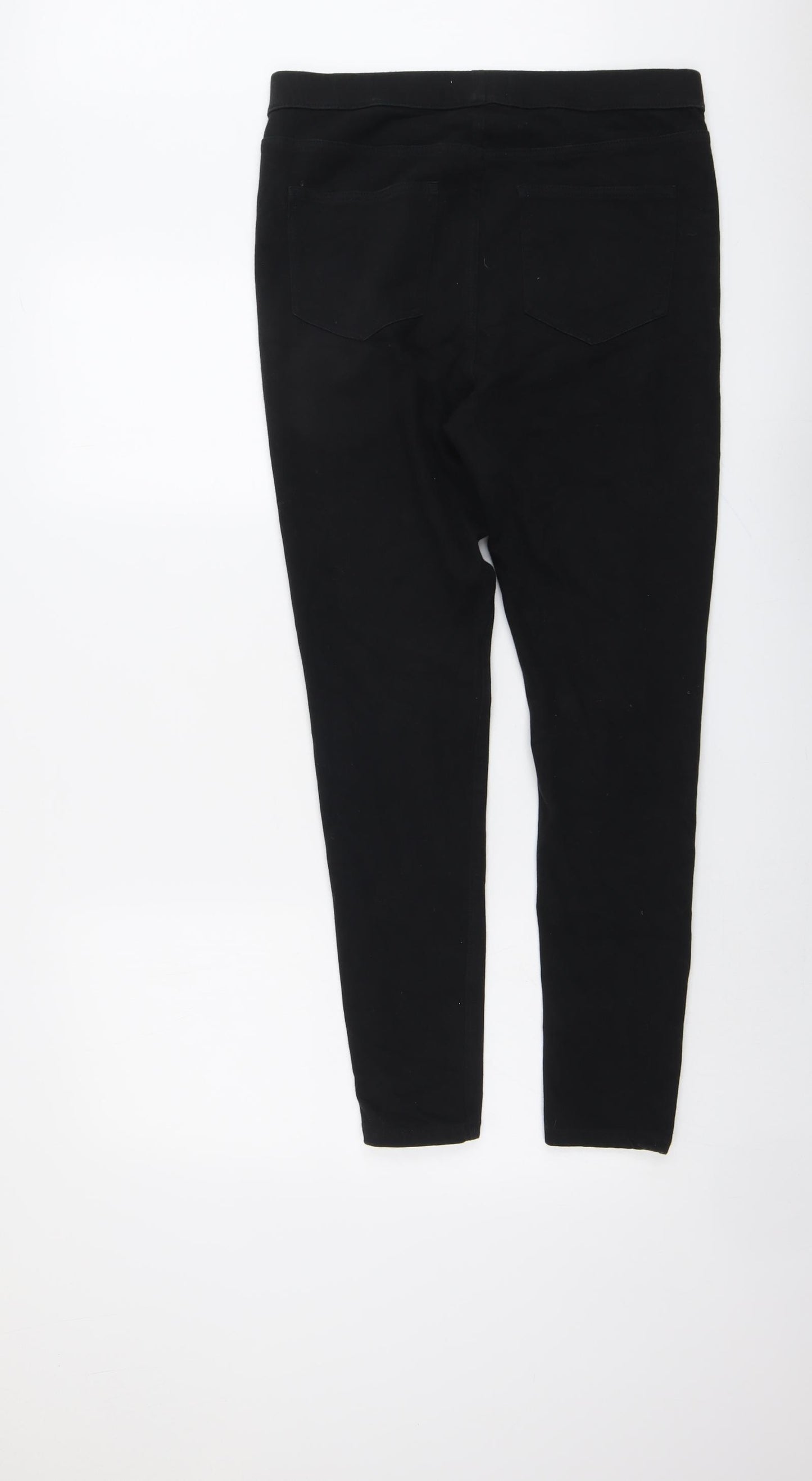 Marks and Spencer Womens Black Cotton Jegging Jeans Size 14 L28 in Regular