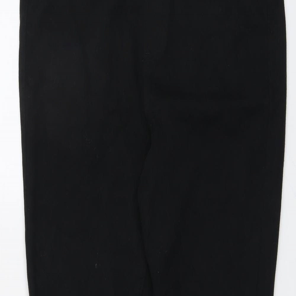 Marks and Spencer Womens Black Cotton Jegging Jeans Size 14 L28 in Regular