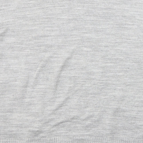 Disney Womens Grey Round Neck Acrylic Pullover Jumper Size 14 - Minnie Mouse