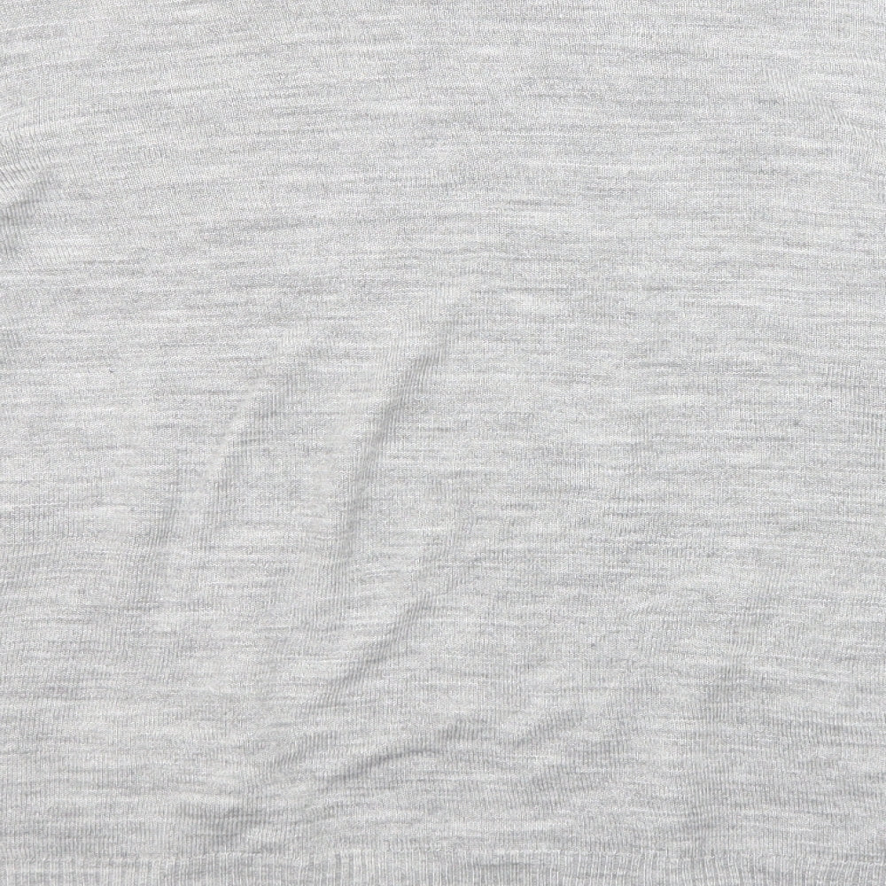 Disney Womens Grey Round Neck Acrylic Pullover Jumper Size 14 - Minnie Mouse
