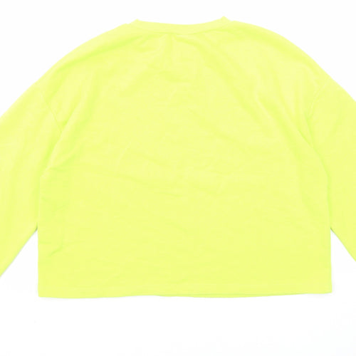 Zara Womens Green Cotton Pullover Sweatshirt Size M Pullover - Please take me back to the summer