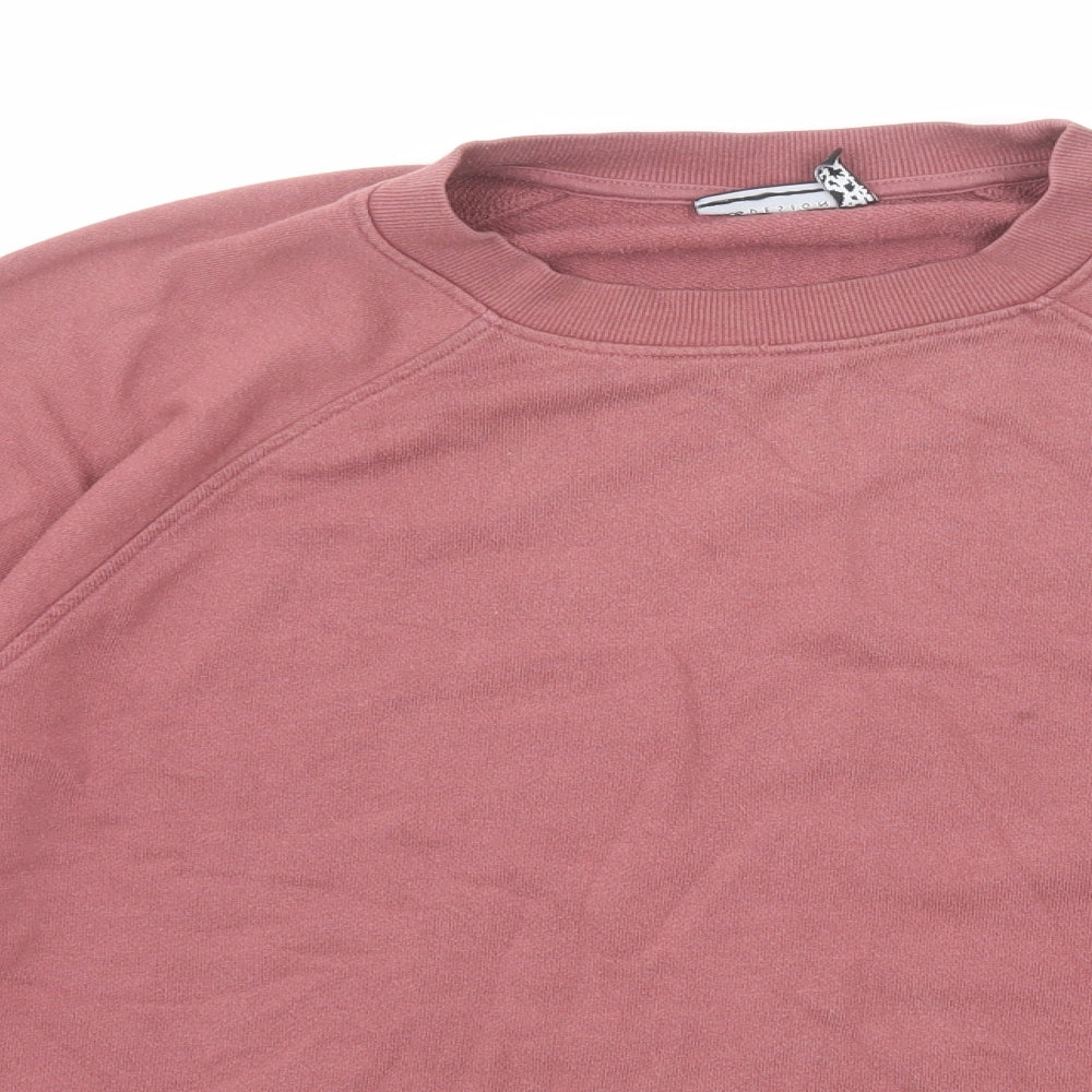 ASOS Womens Purple Cotton Pullover Sweatshirt Size 8 Pullover