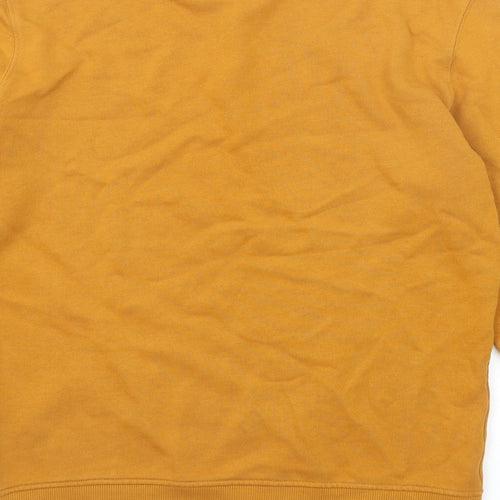 Lyle & Scott Mens Orange Cotton Pullover Sweatshirt Size S