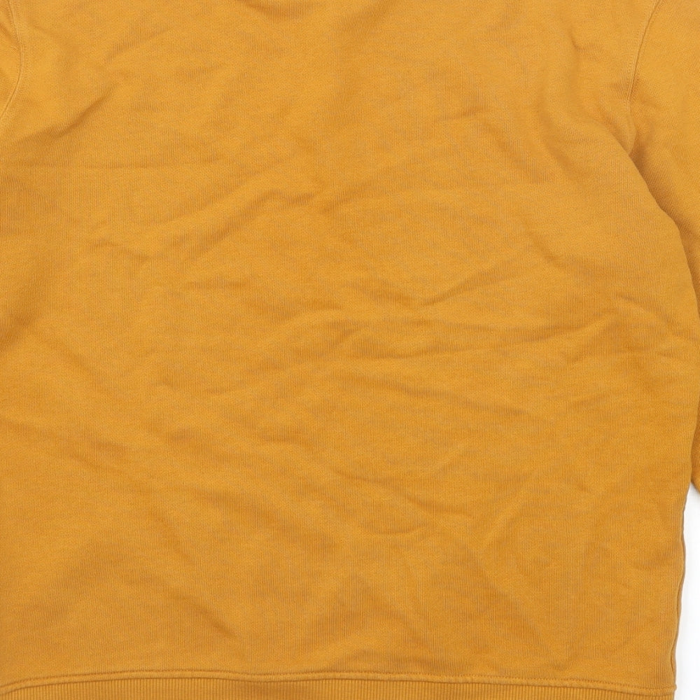 Lyle & Scott Mens Orange Cotton Pullover Sweatshirt Size S