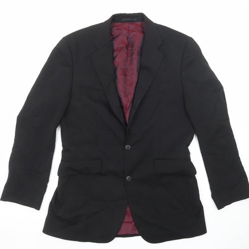 Evolution Mens Black Polyester Tuxedo Suit Jacket Size 40 Regular