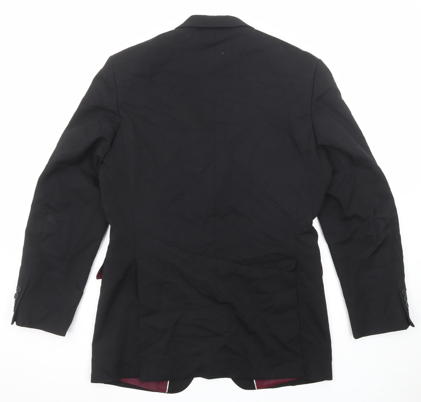 Evolution Mens Black Polyester Tuxedo Suit Jacket Size 40 Regular