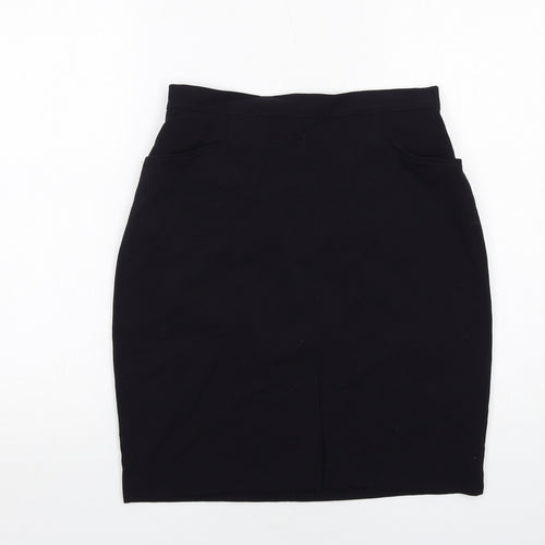 NEXT Womens Blue Polyester A-Line Skirt Size 12 Zip