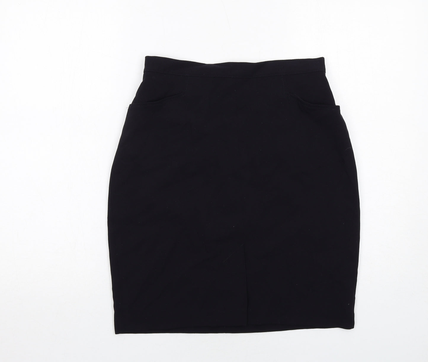 NEXT Womens Blue Polyester A-Line Skirt Size 12 Zip