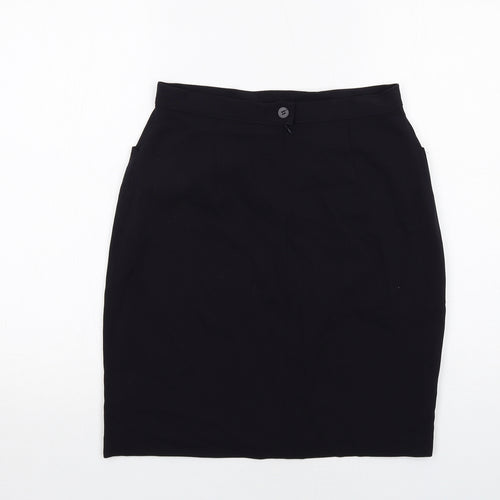 NEXT Womens Blue Polyester A-Line Skirt Size 12 Zip