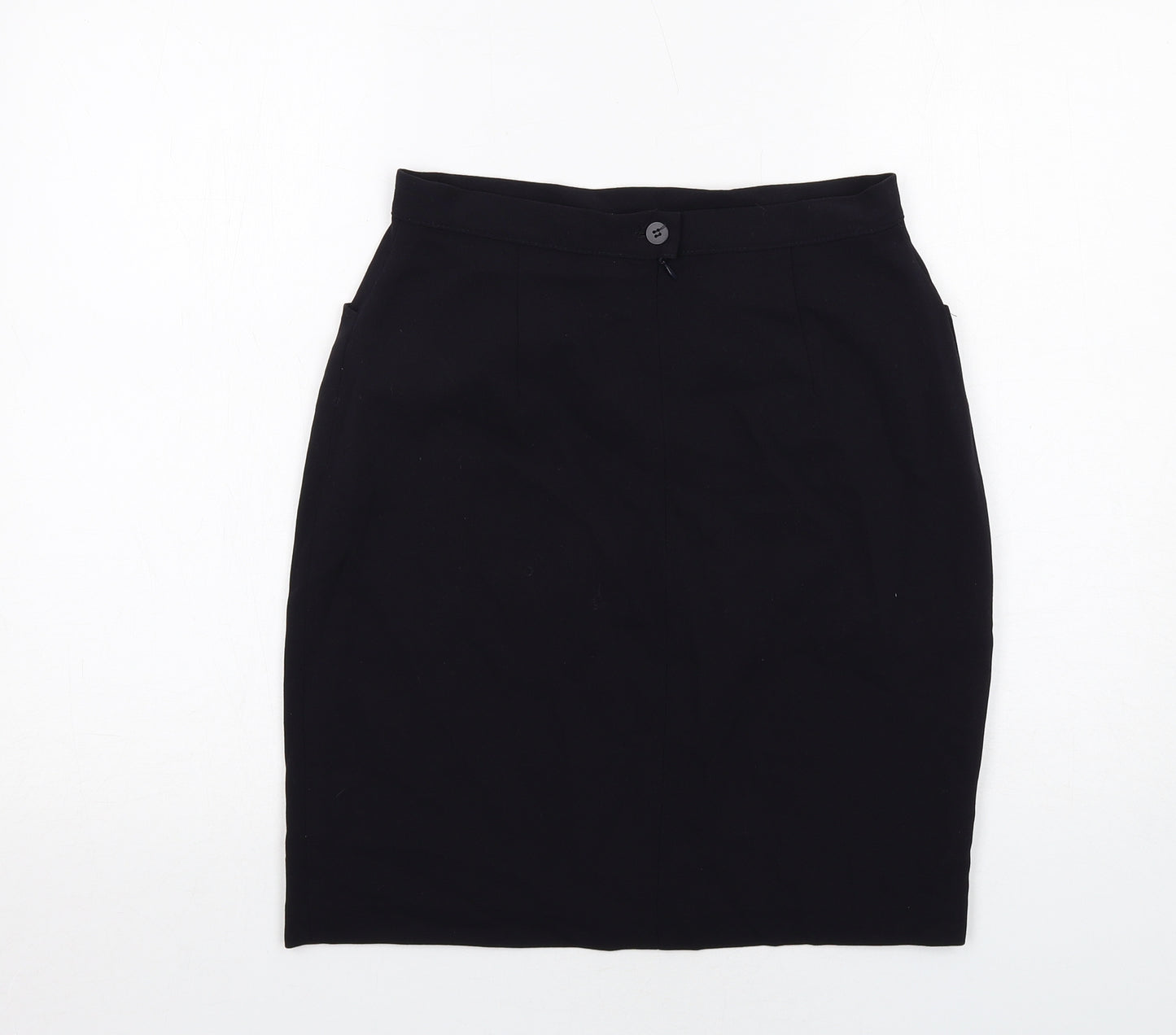 NEXT Womens Blue Polyester A-Line Skirt Size 12 Zip