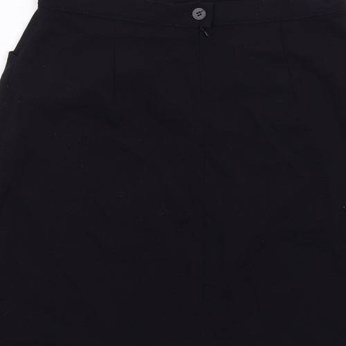 NEXT Womens Blue Polyester A-Line Skirt Size 12 Zip