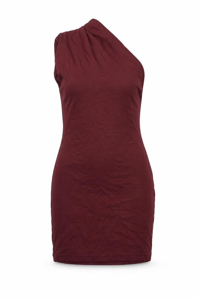 American Apparel Womens Purple Cotton Bodycon Size XS Off the Shoulder Pullover