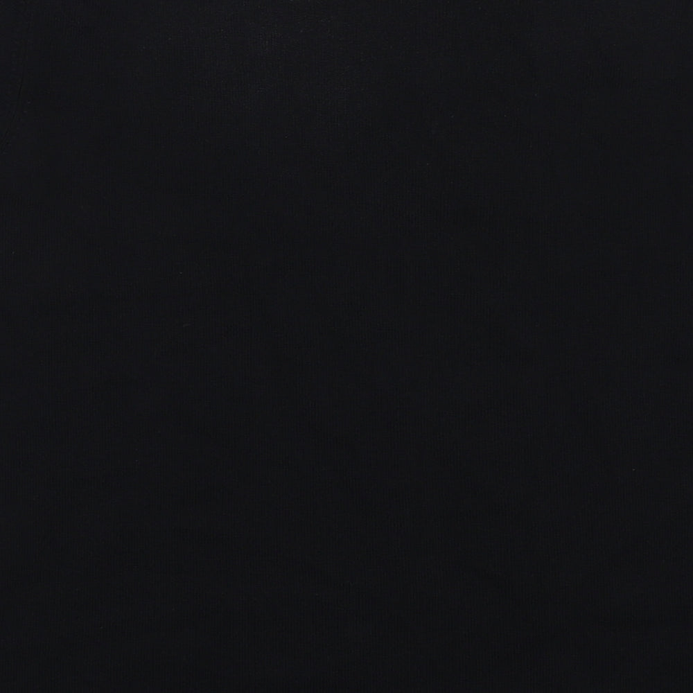 Casamia Womens Black Viscose Basic T-Shirt Size M V-Neck