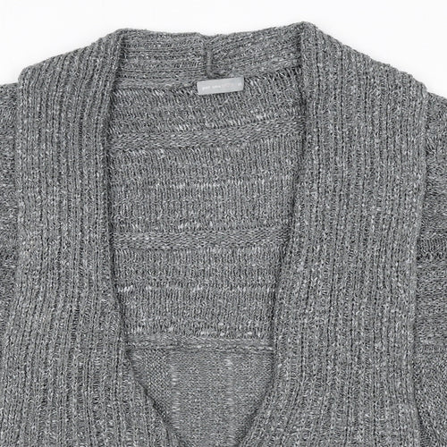 Per Una Womens Grey V-Neck Polyamide Cardigan Jumper Size XL