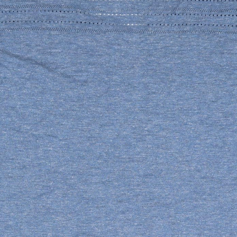 Fat Face Womens Blue V-Neck 100% Cotton Pullover Jumper Size 12