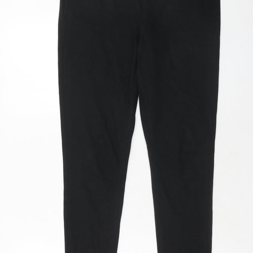 Marks and Spencer Womens Black Cotton Jegging Jeans Size 14 Regular