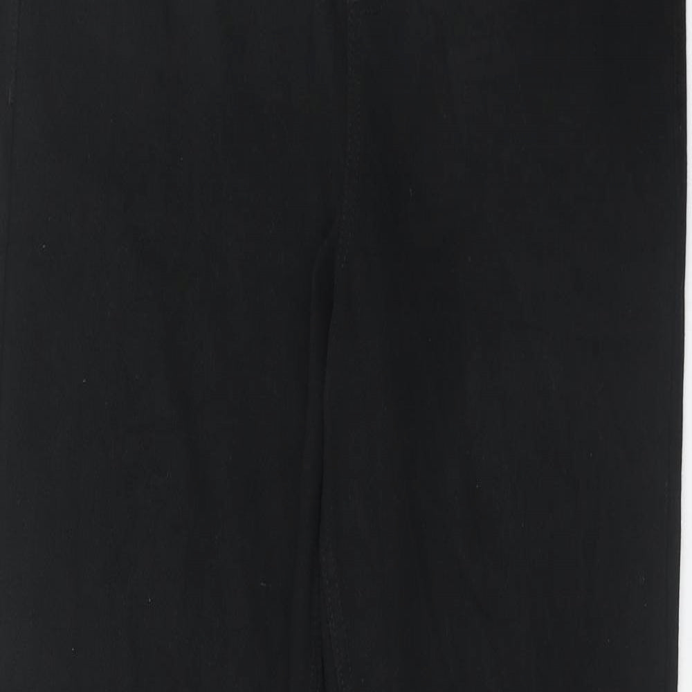 Marks and Spencer Womens Black Cotton Jegging Jeans Size 14 Regular