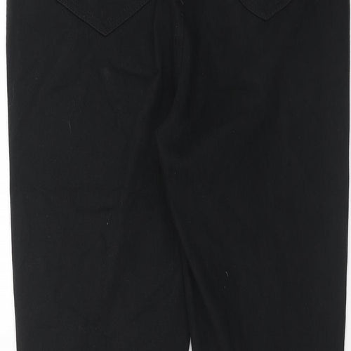 Marks and Spencer Womens Black Cotton Jegging Jeans Size 14 Regular