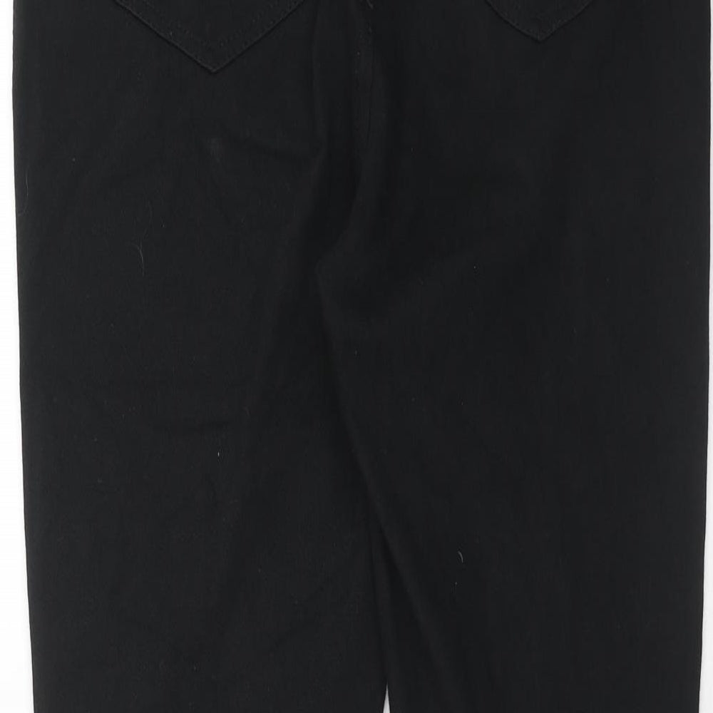 Marks and Spencer Womens Black Cotton Jegging Jeans Size 14 Regular