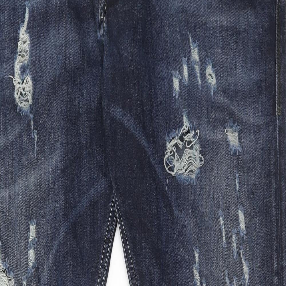 Diesel Mens Blue Cotton Skinny Jeans Size 32 in L30 in Regular Button