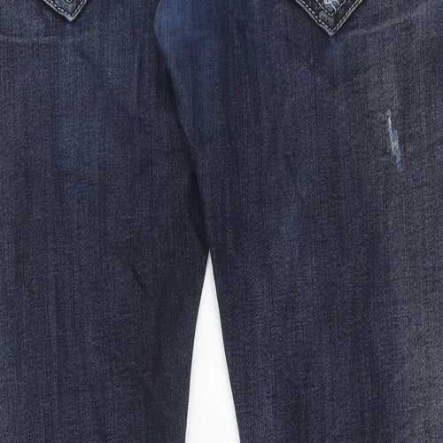 Diesel Mens Blue Cotton Skinny Jeans Size 32 in L30 in Regular Button