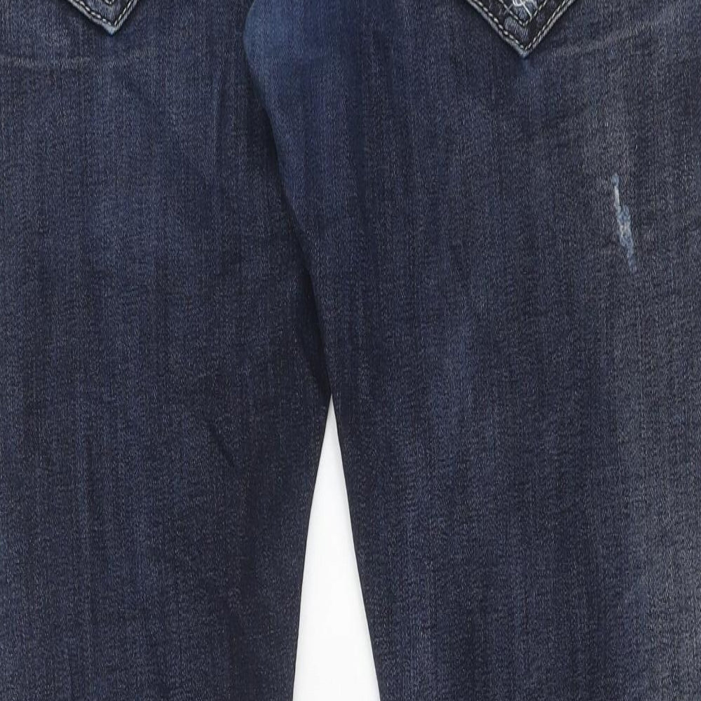 Diesel Mens Blue Cotton Skinny Jeans Size 32 in L30 in Regular Button