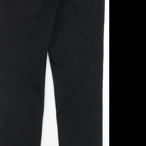 Marks and Spencer Womens Black Cotton Skinny Jeans Size 18 Slim Zip