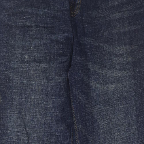 NEXT Mens Blue Cotton Straight Jeans Size 34 in L31 in Regular Zip