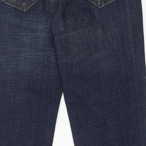 NEXT Mens Blue Cotton Straight Jeans Size 34 in L31 in Regular Zip