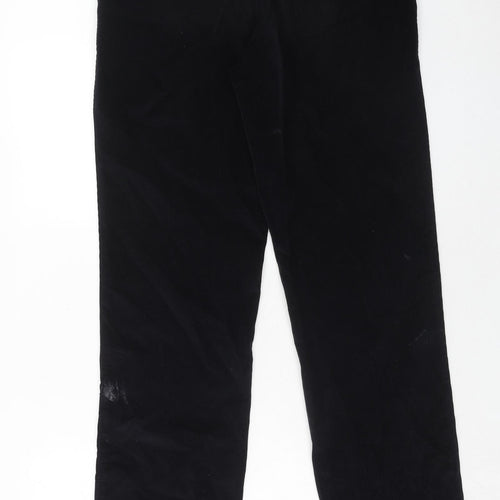 Turtle Mens Blue Polyester Trousers Size 34 in Regular Zip