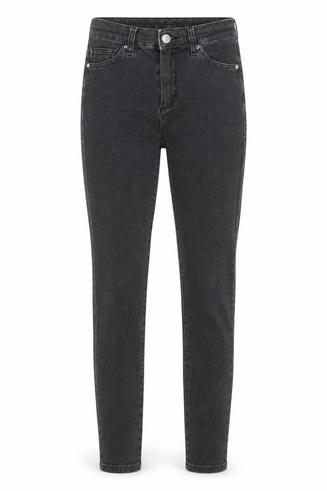 Topshop Womens Grey Cotton Skinny Jeans Size 26 in L30 in Regular Zip