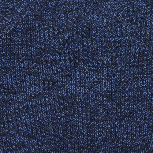 Cotton Traders Womens Blue Mock Neck Acrylic Full Zip Jumper Size 24