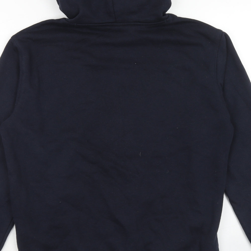 Champion Mens Blue Cotton Pullover Hoodie Size M - New York