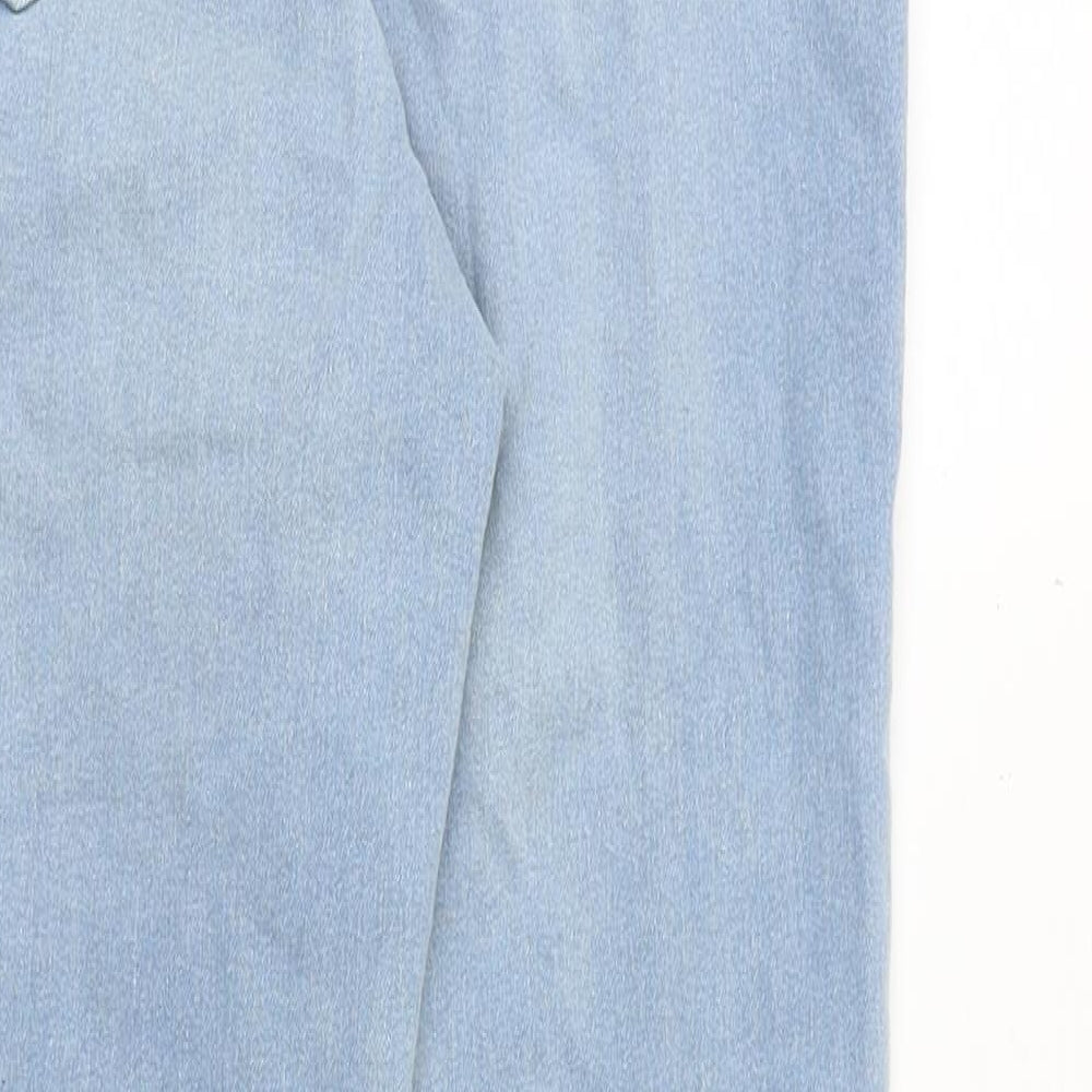 Marks and Spencer Womens Blue Cotton Jegging Jeans Size 8 Regular