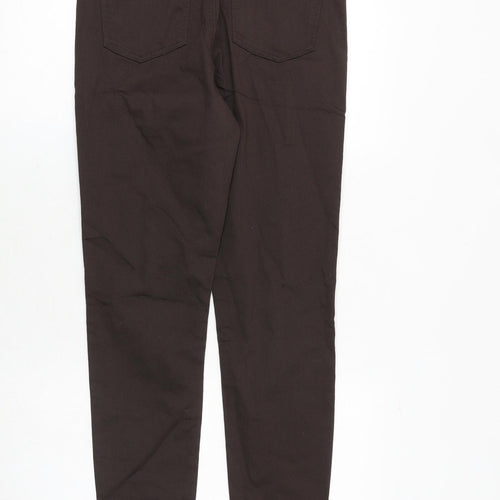 Marks and Spencer Womens Brown Cotton Jegging Jeans Size 10 Regular