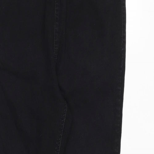 Marks and Spencer Womens Black Cotton Jegging Jeans Size 18 Regular
