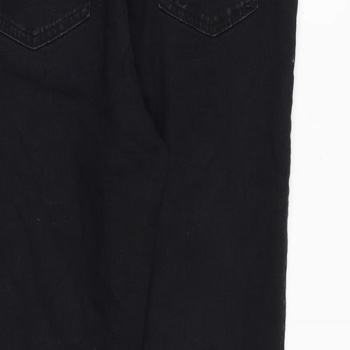 Marks and Spencer Womens Black Cotton Jegging Jeans Size 18 Regular