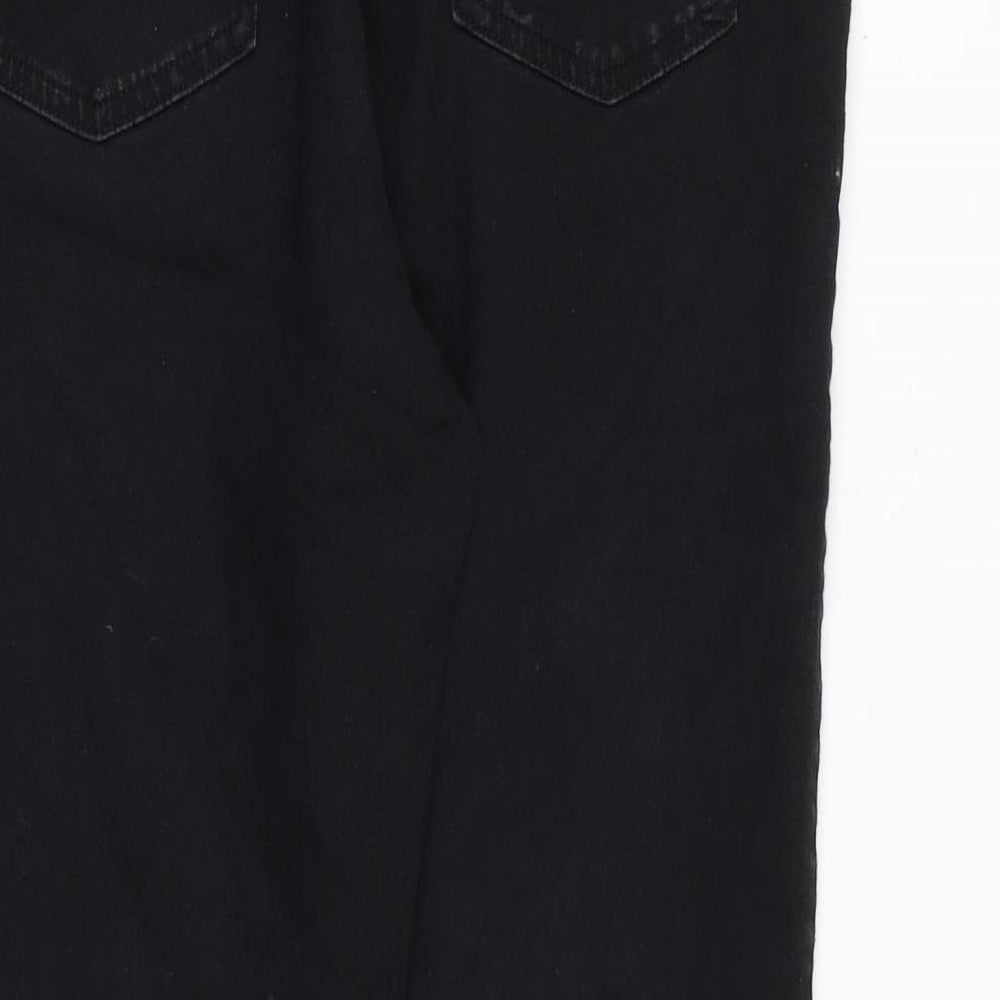 Marks and Spencer Womens Black Cotton Jegging Jeans Size 18 Regular