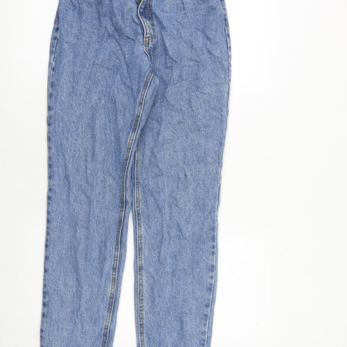 J. Galt Womens Blue Cotton Mom Jeans Size M Regular Zip
