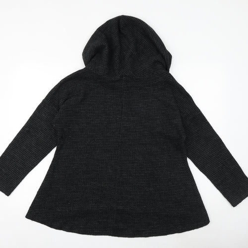 Apricot Womens Grey Roll Neck Acrylic Pullover Jumper Size M - Size M-L