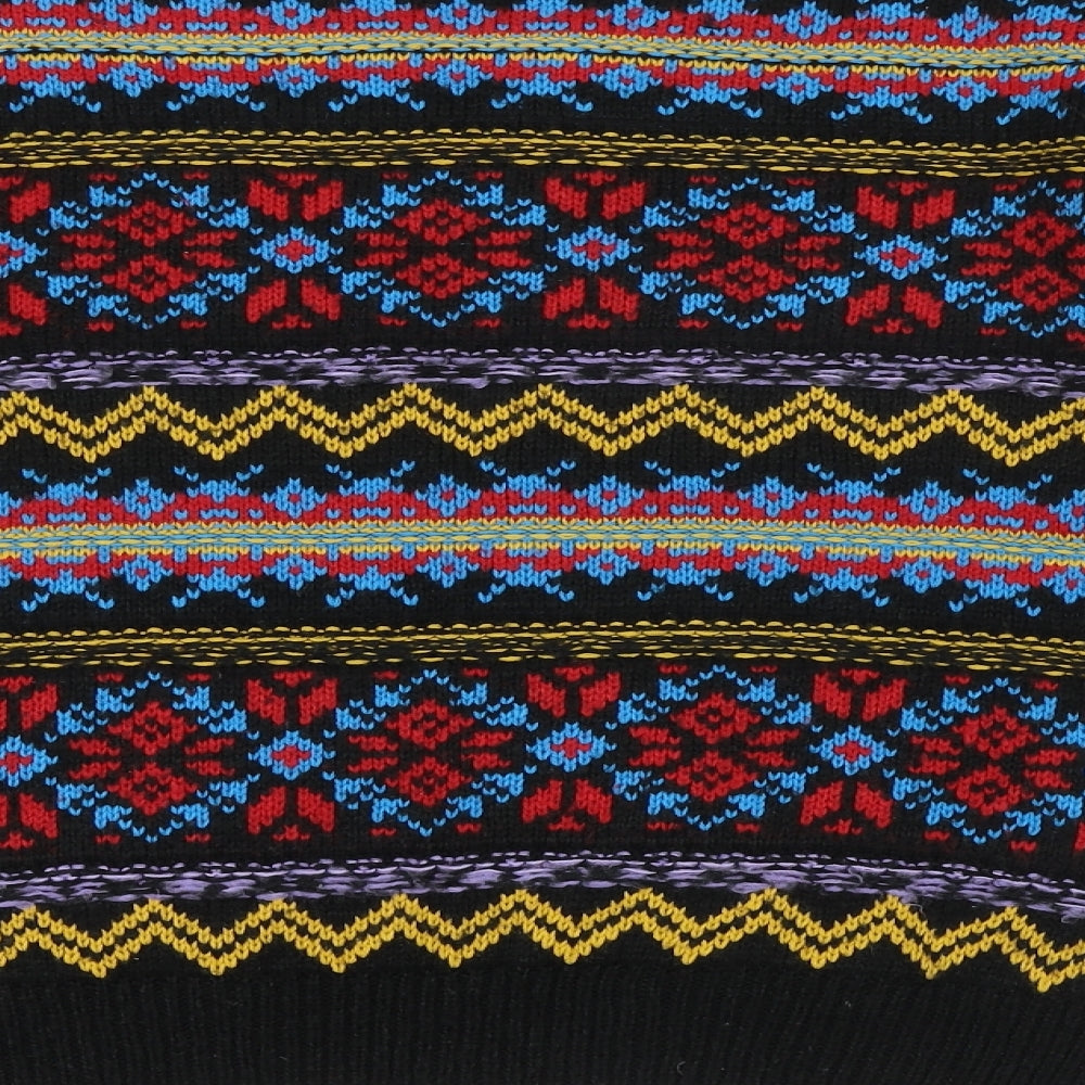 Urban Outfitters Womens Multicoloured Round Neck Fair Isle Acrylic Pullover Jumper Size S