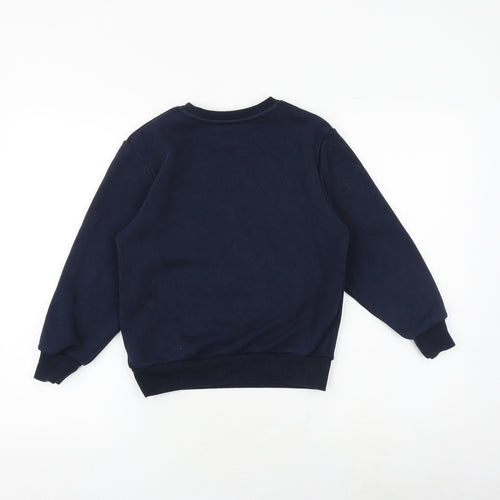 NEXT Boys Blue Cotton Pullover Sweatshirt Size 8 Years Pullover