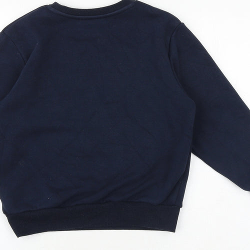 NEXT Boys Blue Cotton Pullover Sweatshirt Size 8 Years Pullover