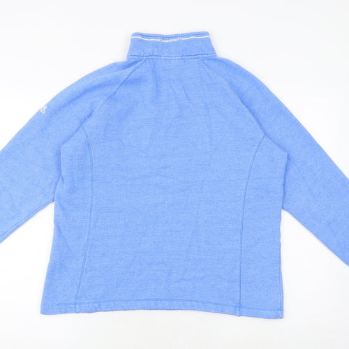 Craghoppers Womens Blue Chlorofibre Pullover Sweatshirt Size 14 Zip