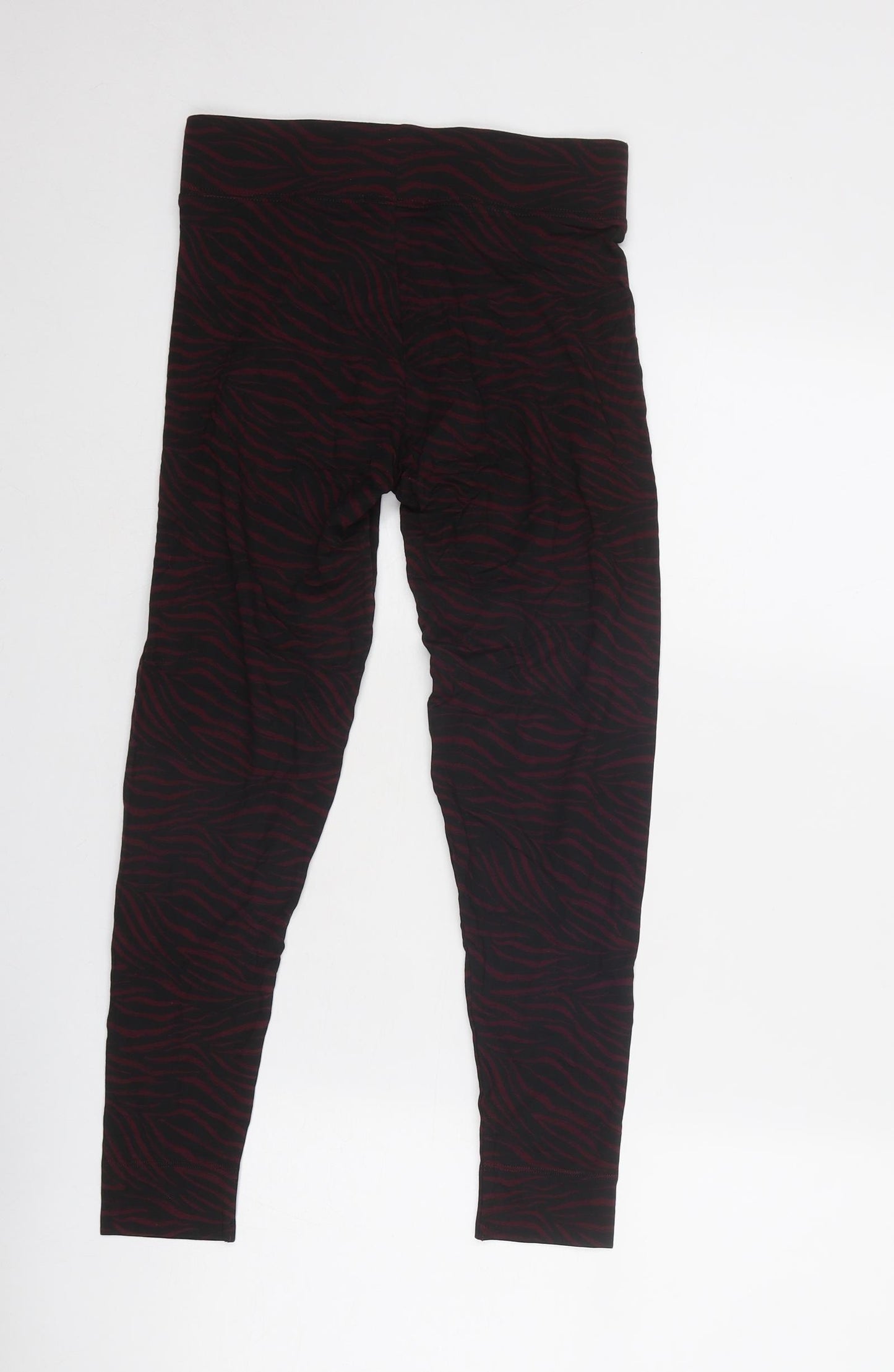 Marks and Spencer Womens Red Viscose Jogger Leggings Size 8 - Leggins