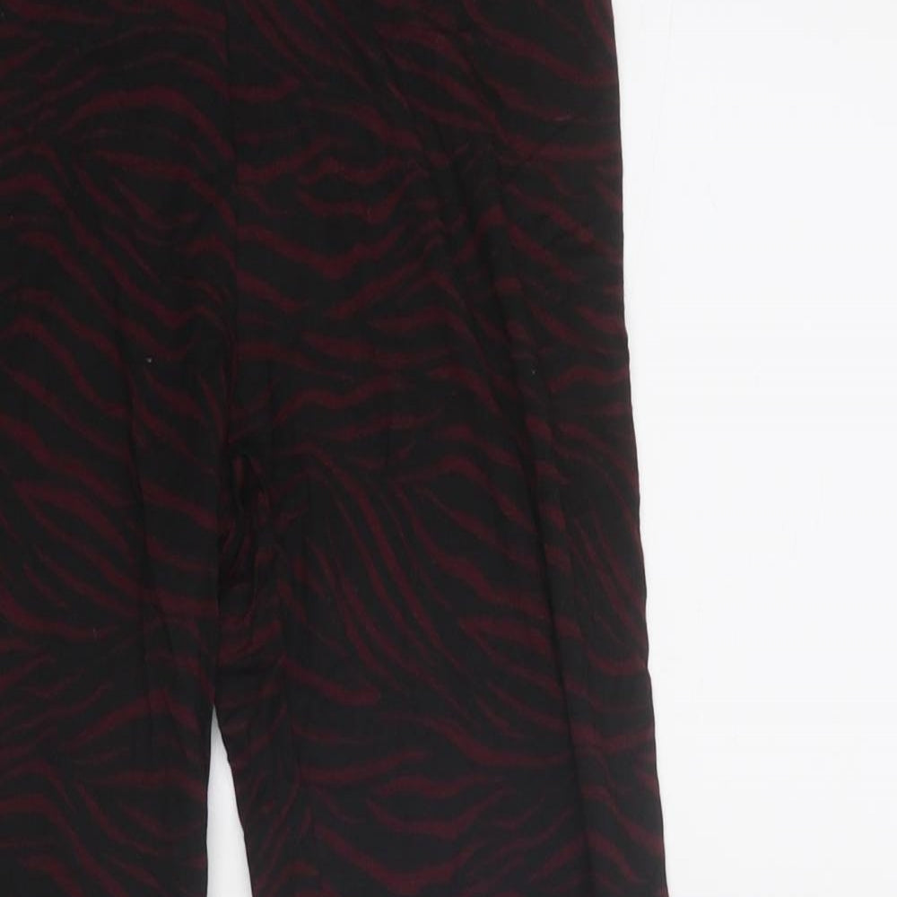 Marks and Spencer Womens Red Viscose Jogger Leggings Size 8 - Leggins