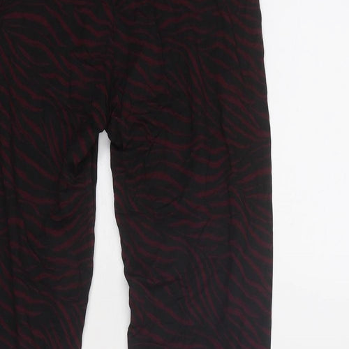 Marks and Spencer Womens Red Viscose Jogger Leggings Size 8 - Leggins