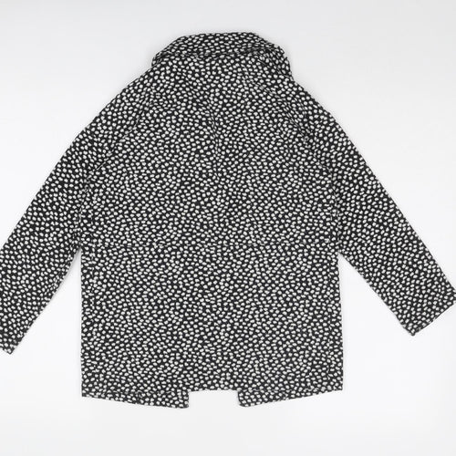NEXT Girls Black Polka Dot Kimono Jacket Size 8 Years