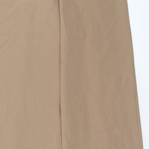 ASOS Womens Beige Polyester Trousers Size 8 Regular Drawstring