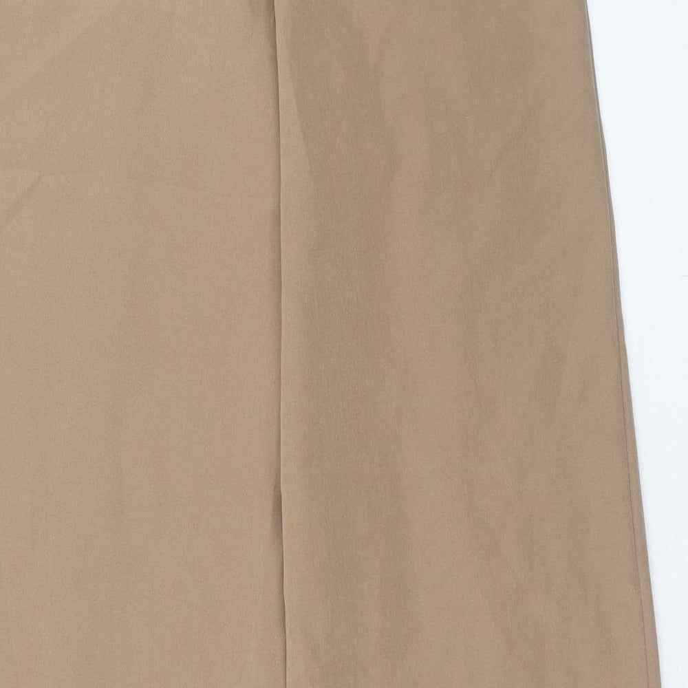 ASOS Womens Beige Polyester Trousers Size 8 Regular Drawstring
